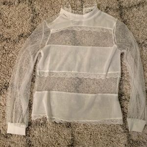 Girls sheer top